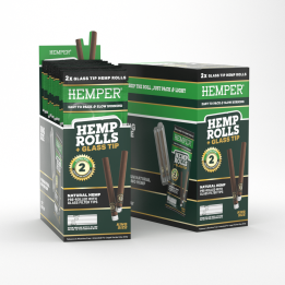 Pre-enrollados King Size Rolls 2 pk con boquilla Hemper