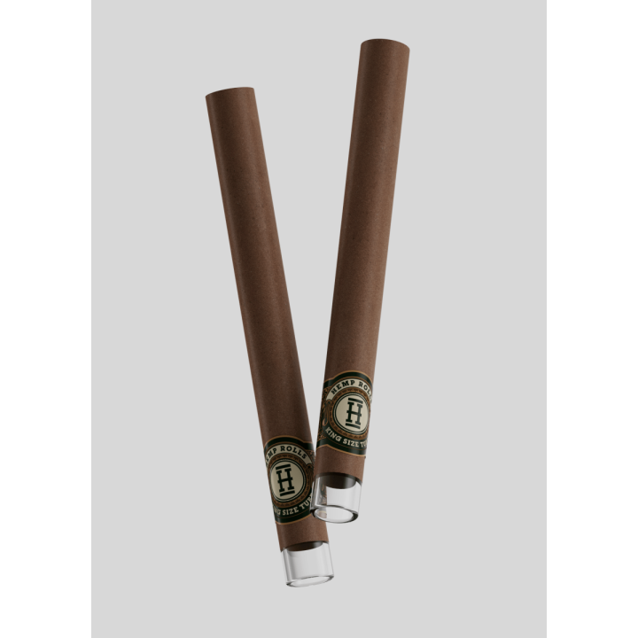 Pre-enrollados King Size Rolls 2 pk con boquilla Hemper
