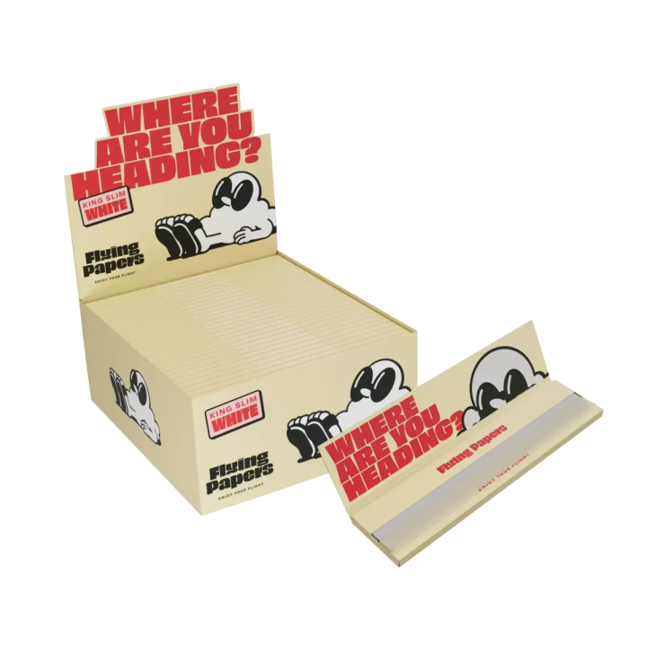 Papel de Liar King Size Slim - White King | Flying Papers