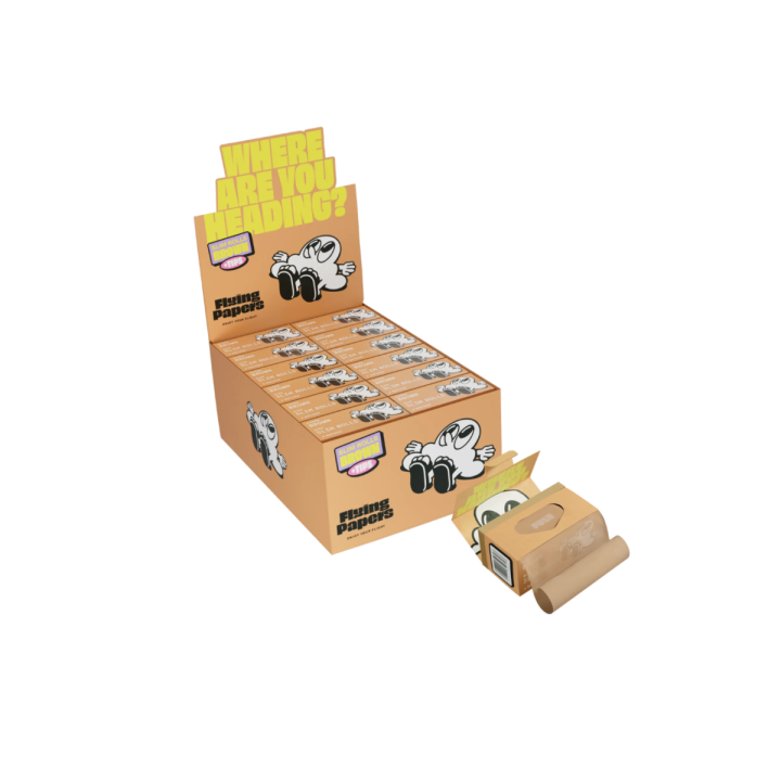 Brown Slim Rolls + Filter Flying Papers - Suministros Hortícolas