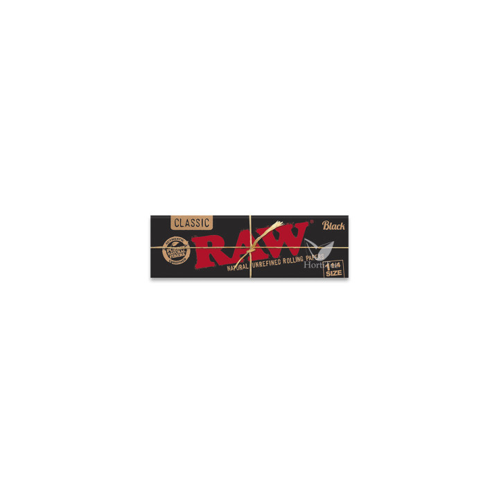 Papel Black KS Slim RAW - 50 Libritos 100% Vegano